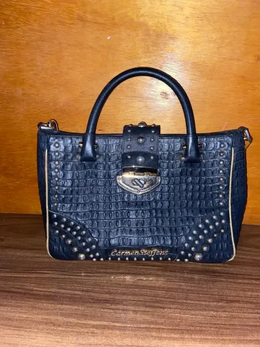 Bolsa Carmen Steffens - couro legítimo- disponível para negociar