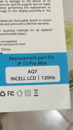 Tela iPhone 13 Pro Max LCD 120Hz