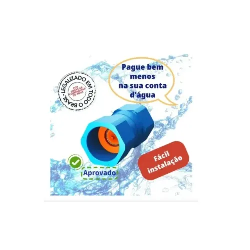 Válvula Bloqueador de Ar Hidrometro Redutor Conta Água 3/4 Valeplast Economia Facil