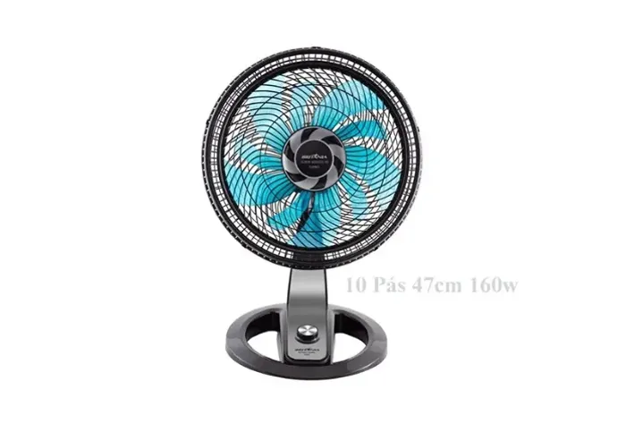 Ventilador Britânia Super Ventus Turbo, Mesa ou Parede 10 Pás 47cm 160w 127v  