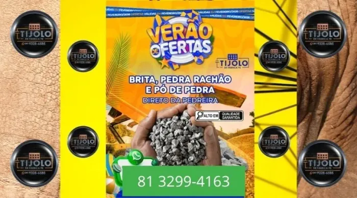 brita pronta entrega direto da pedreira 