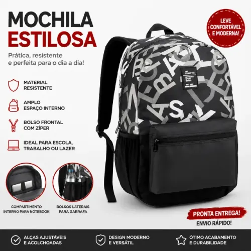 MOCHILA JUVENIL MASCULINA 18?