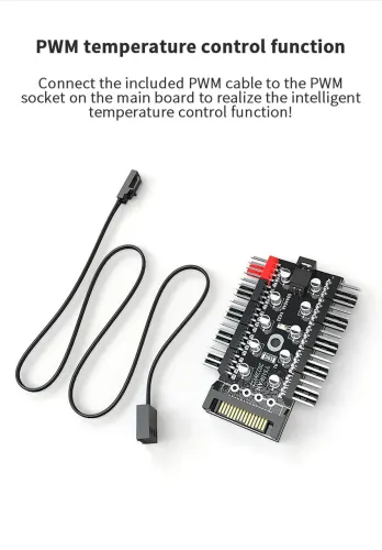 Hub pwm para 10 fans Teucer