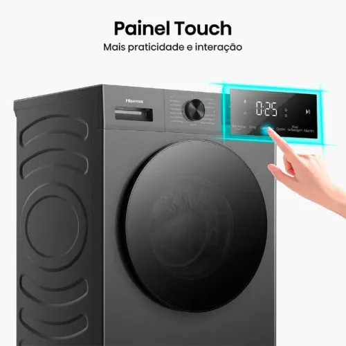 LANÇAMENTO Lava e Seca Hisense 11kg Nova Nota fiscal Motor Inverter WD1i11 220V
