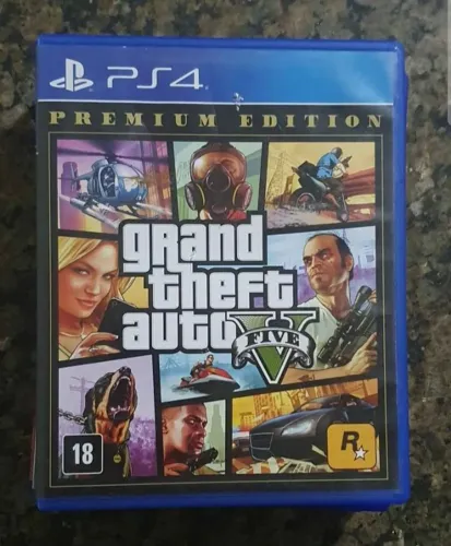 GTA V (Grand Theft Auto 5) PS4 - Com Mapa Físico