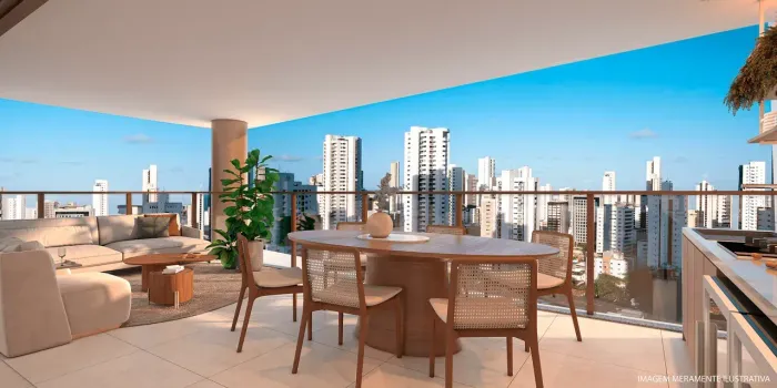 Jardins Parnamirim - Apartamento de Alto Padrão com 4 Suítes (261m²) em Recife