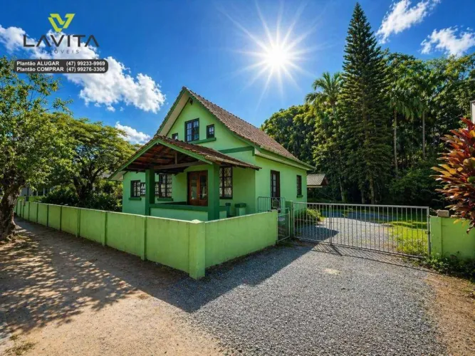 Casa comercial para aluguel ou venda em localização estratégica no Bairro Vorstadt a 5 min