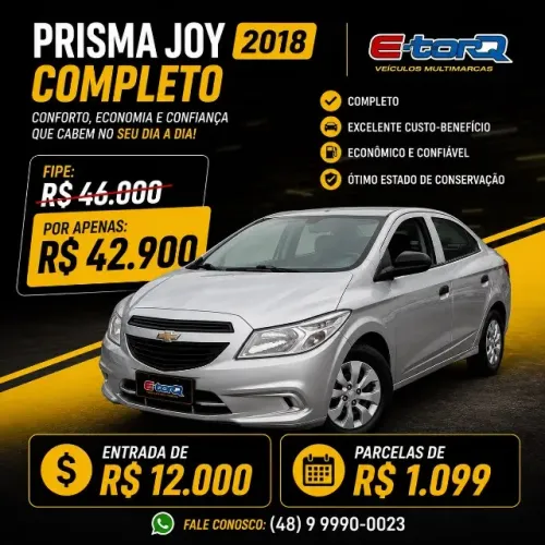 Chevrolet Prisma Sed. Joy/ LS 1.0 8V Flexpower 4P 2018