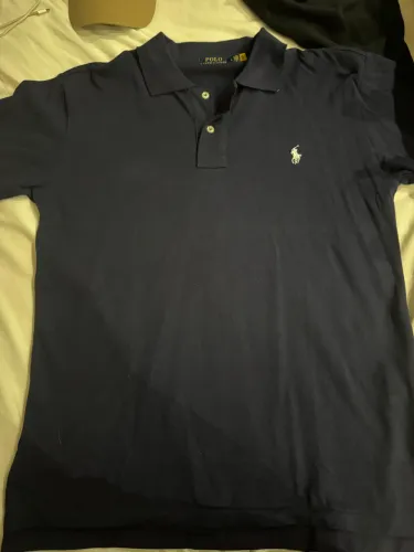 Camisa botão polo ralph Lauren azul marinho original (aceito ofertas)