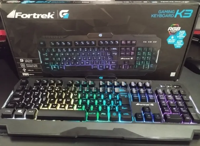 Teclado gamer rgb fortrek