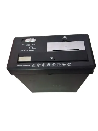 fragmentadora de papel multilaser of003 com cesto 110v