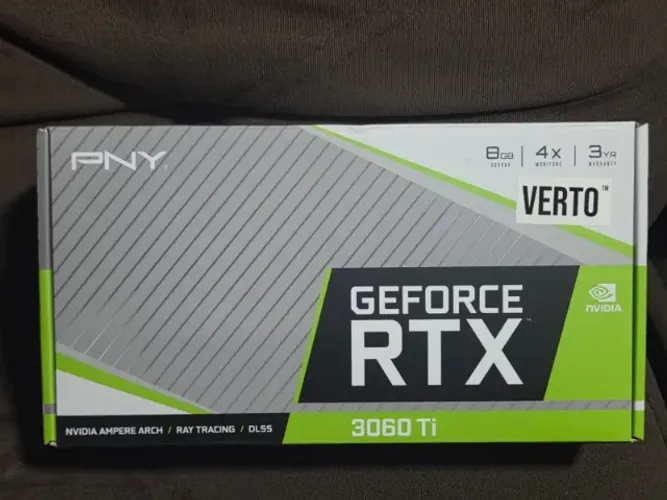 Placa de Video PNY GeForce RTX 3060 Ti Verto Dual Fan, 8GB, GDDR6X, 256-bit