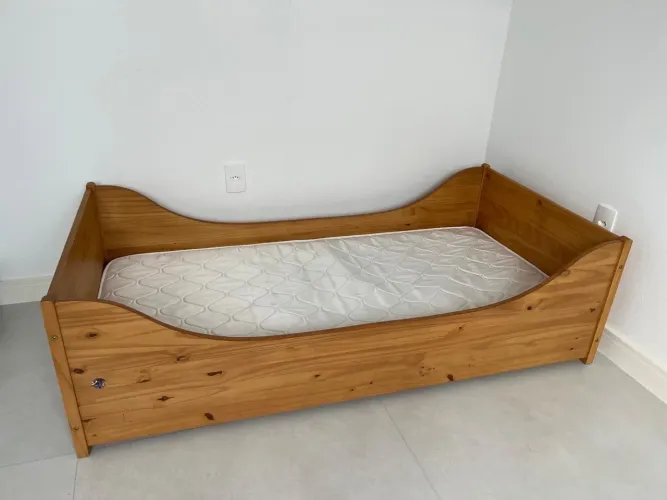 Cama de criança de pinus da tok stok