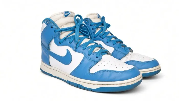 Tênis Nike Dunk High Laser Blue UNC Tam 43