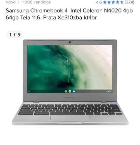 Notebook chromebook Samsung 