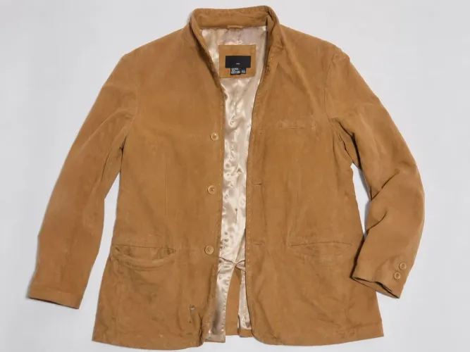 Casaco/Blazer Zara Marrom Camel | Estilo Social Casual Elegante | M