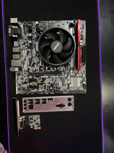 Kit Ryzen 3200G Completo | A320M + 8GB DDR4 | Pronto para Instalar
