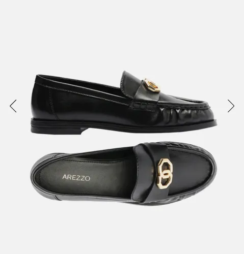MOCASSIM FEMININO AREZZO 150,00