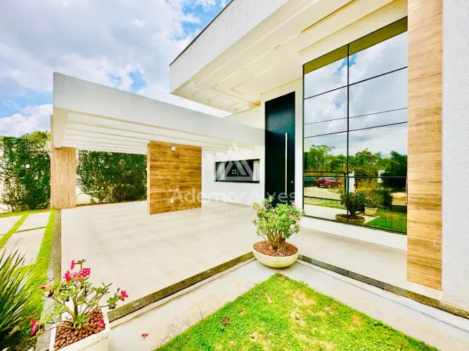 CONDOMINIO ALTO DA BOA VISTA, SOBRADINHO-DF, CASA MODERNA COM 03 SUÍTES E LAZER COMPLETO C