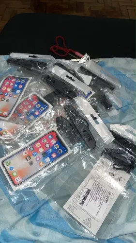 Capa Celular Bolsa Case Estanque A Prova D'Água Transparente Universal Praia Piscina