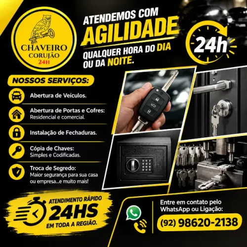 Chaveiro - Atendimento 24hs