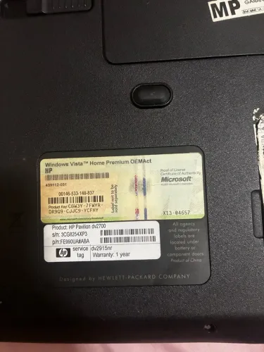 Notebook hp