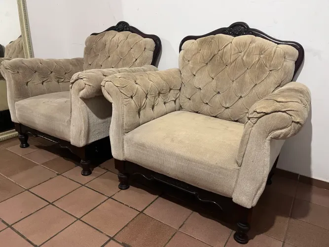 Jg sofá três peças 