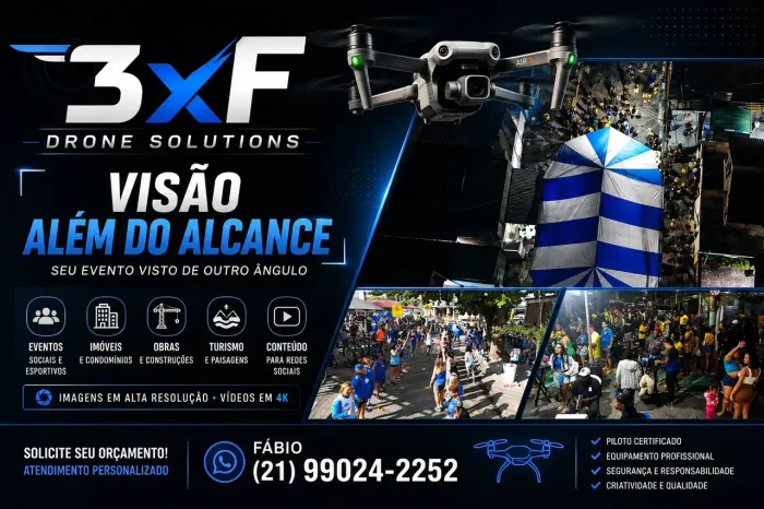 Fotos e filmagens aéreas com Drone