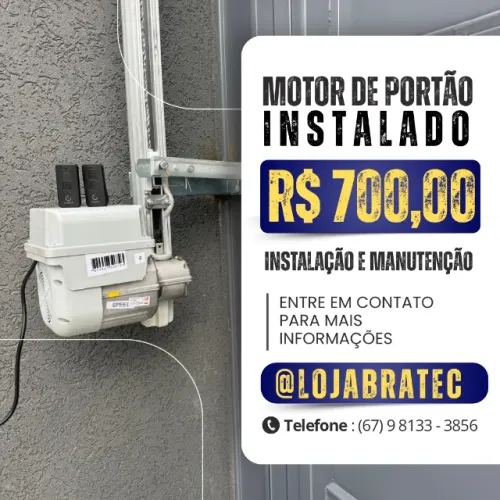 Motor para portão de elevação de 8 segundos (instalado)