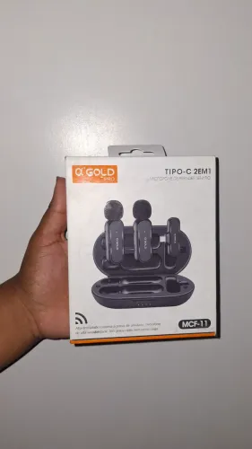 Microfone de lapela da a'gold