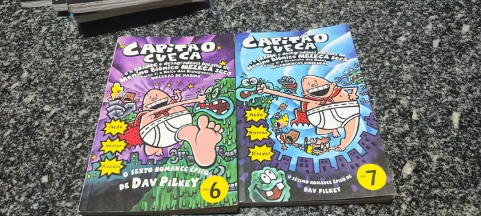 Livro capitão cueca