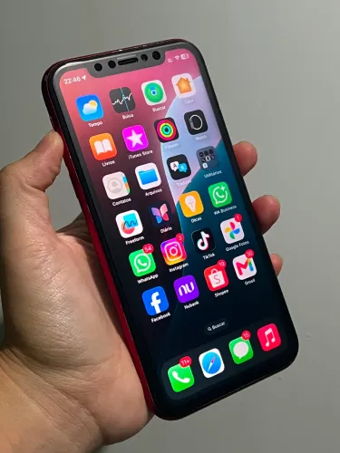 iPhone XR Red 64GB bateria 100%