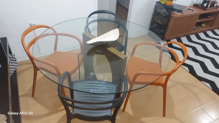 Mesa de jantar redonda