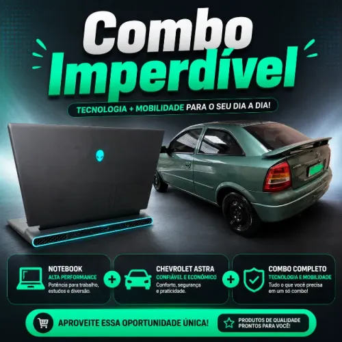 Notebook Gamer Alienware + Astra GL 99
