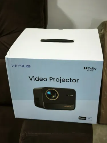 Projetor Wimius suporte a 4k com netflix, Amazon Prime