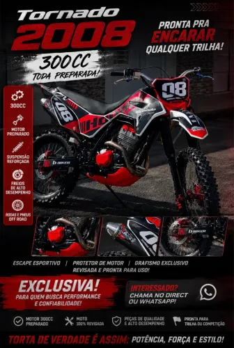 Honda Tornado 2008 | 300cc toda preparada