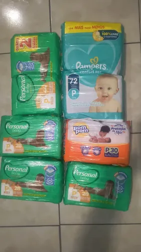 Fraldas P 230 unidades 