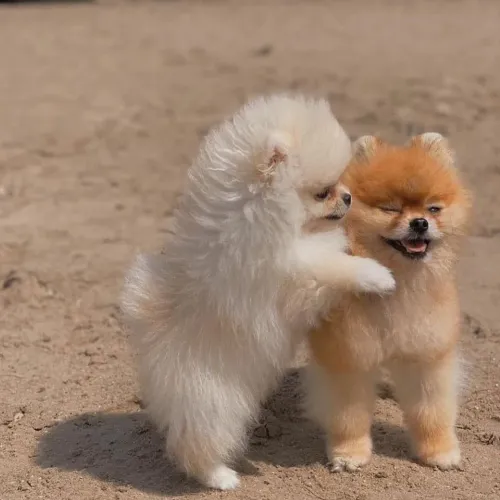 Filhotes De Spitz Alemão - Pequenos Anjinhos Peludos Procurando Lares