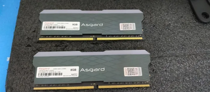 Memória RAM Asgard 2x8GB = 16GB