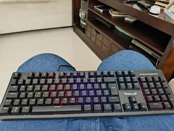 Teclado Mecânico TGT Sherman 100% Switch Azul  - Fazemos Entrega