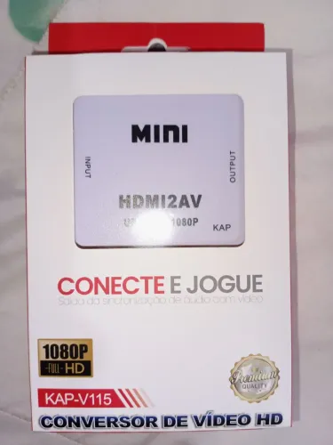 Conversor hdmi para av 1080p