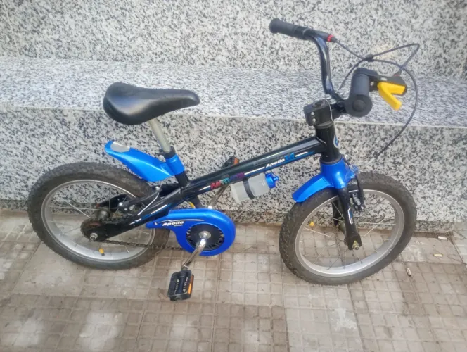 Bicicleta Infantil Nathor Apollo Aro 16 (Com Rodinhas Laterais) - Pouco Usada