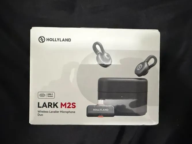 Microfone hollyland Lark M2S - usb c/novo