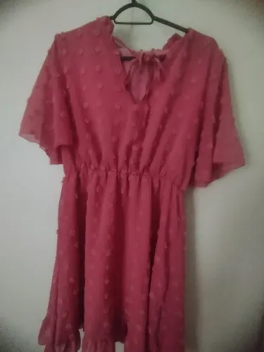 VESTIDO ROSA - TAMANHO M