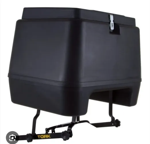 BAÚ DE MOTO 80L COM SUPORTE