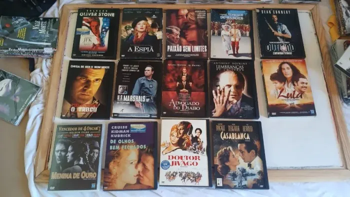 16 dvds originais capa e caixa com variedades de filmes