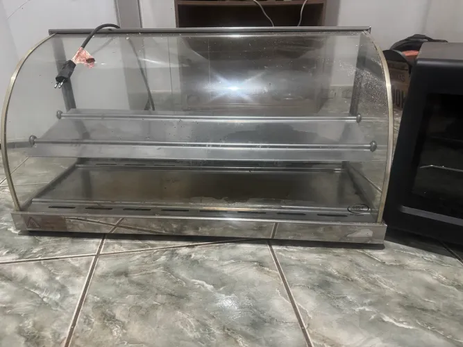 Estufa para salgados 10 bandejas nova.
