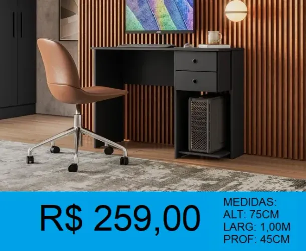 Escrivaninha - compre hoje e receba em até 72 horas 