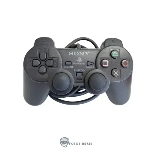CONTROLE DUALSHOCK 1 DIAMOND BLACK  - PS1