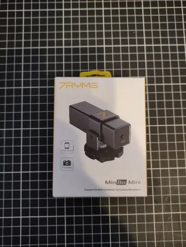 Microfone Condensador 7ryms Minbo Mini p/Câmera e Celular